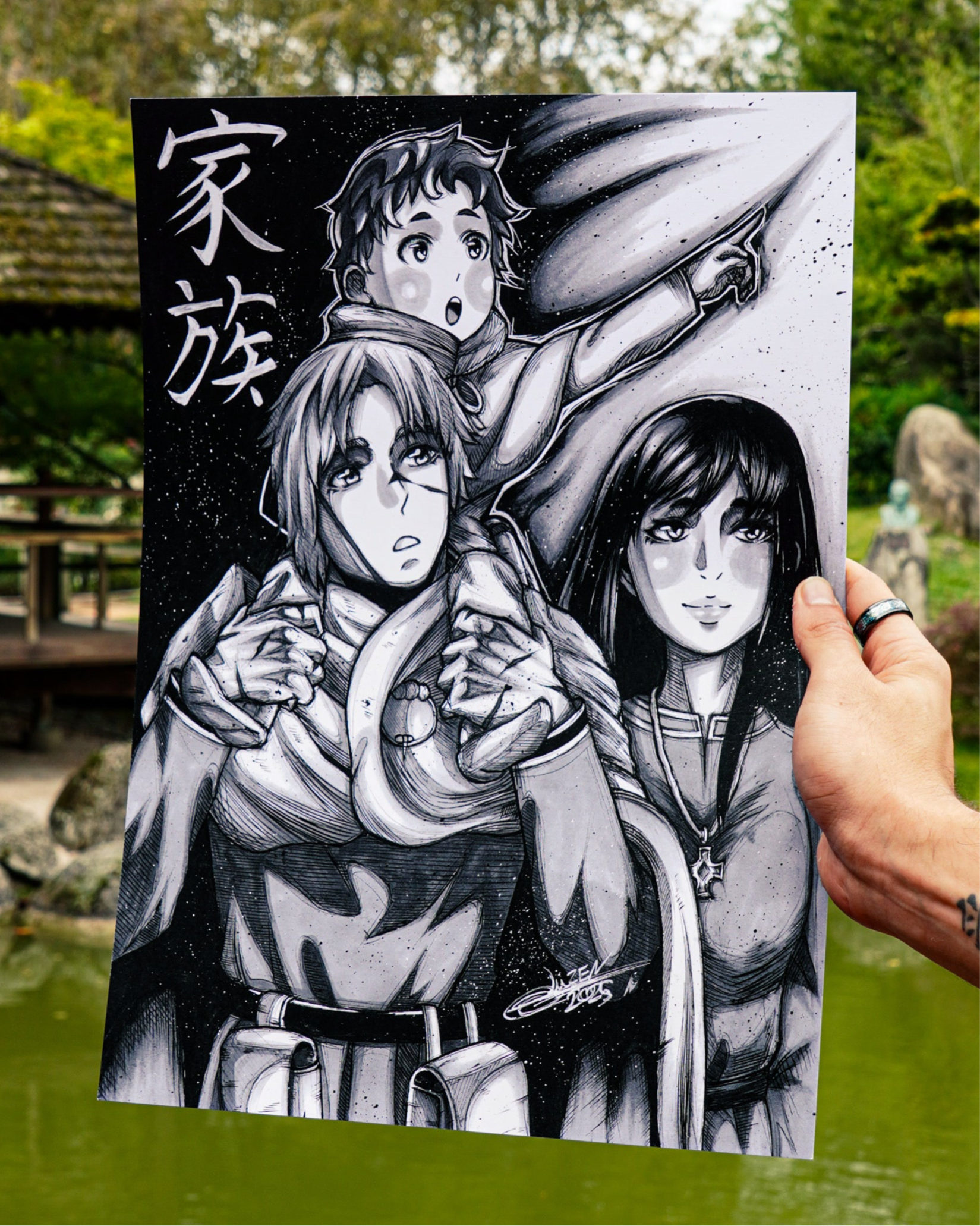 Poster Thorfinn / Gudrid / Karli (Vinland Saga)