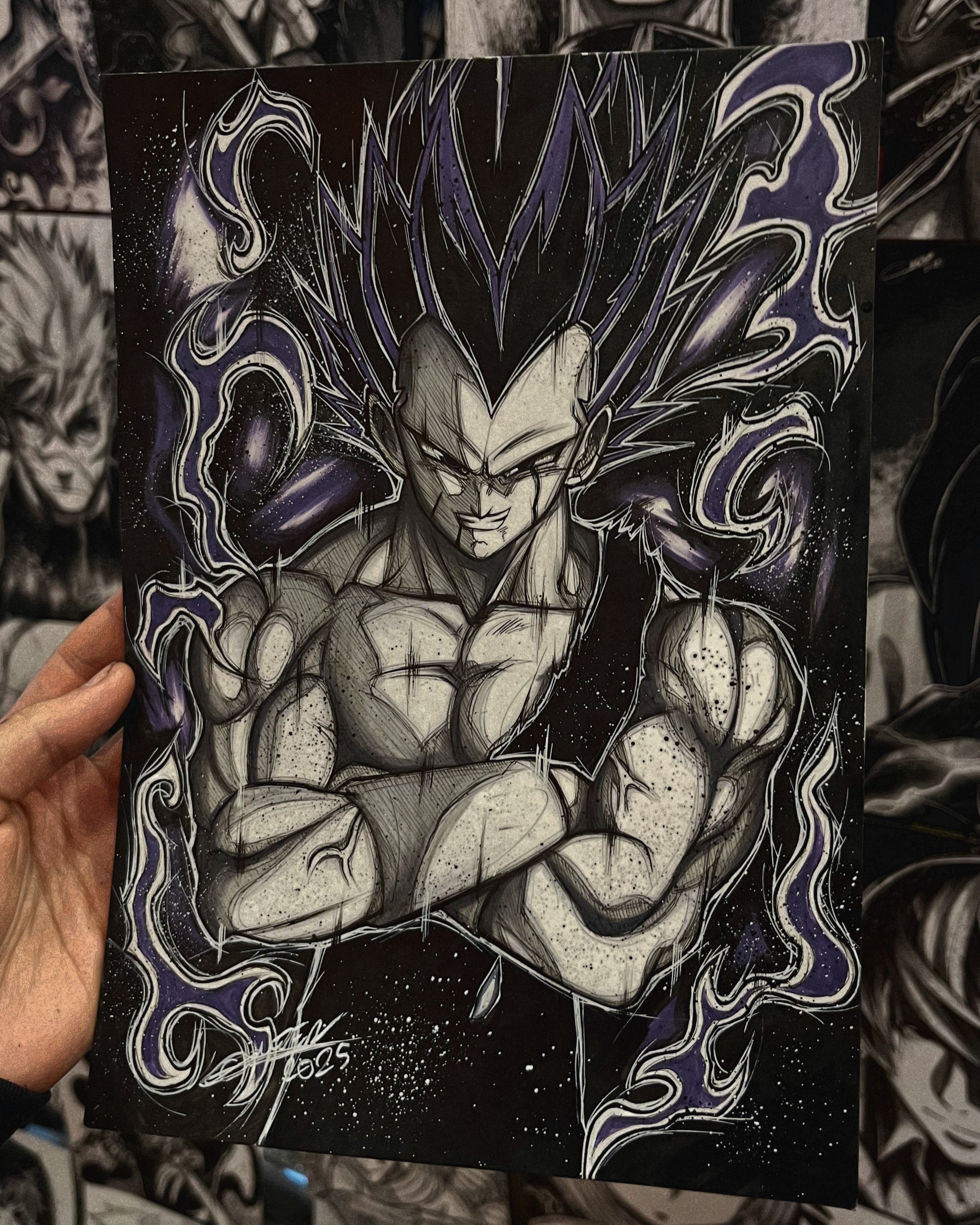 Poster Vegeta Ultra Ego (Dragon Ball)