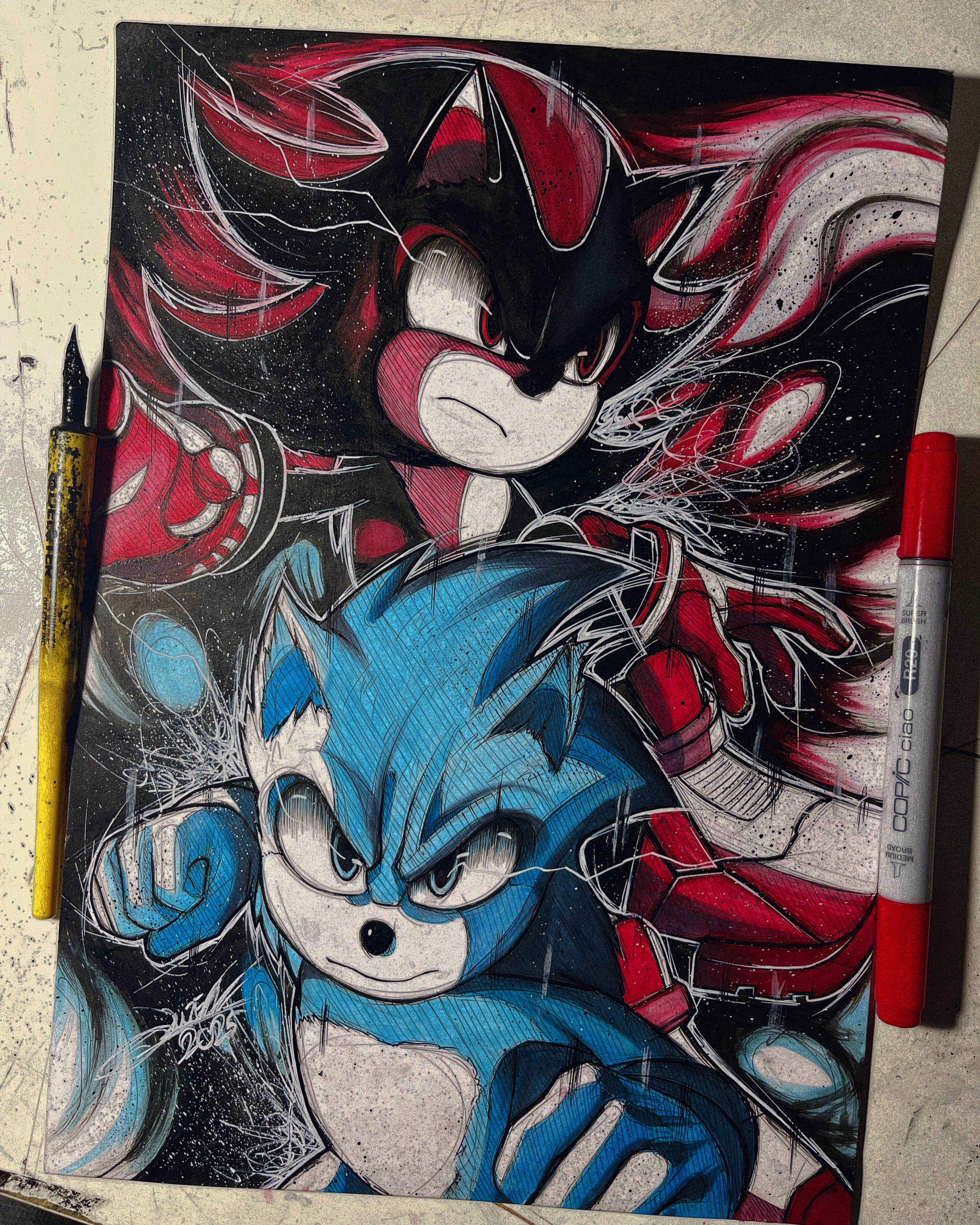 Poster Sonic & Shadow