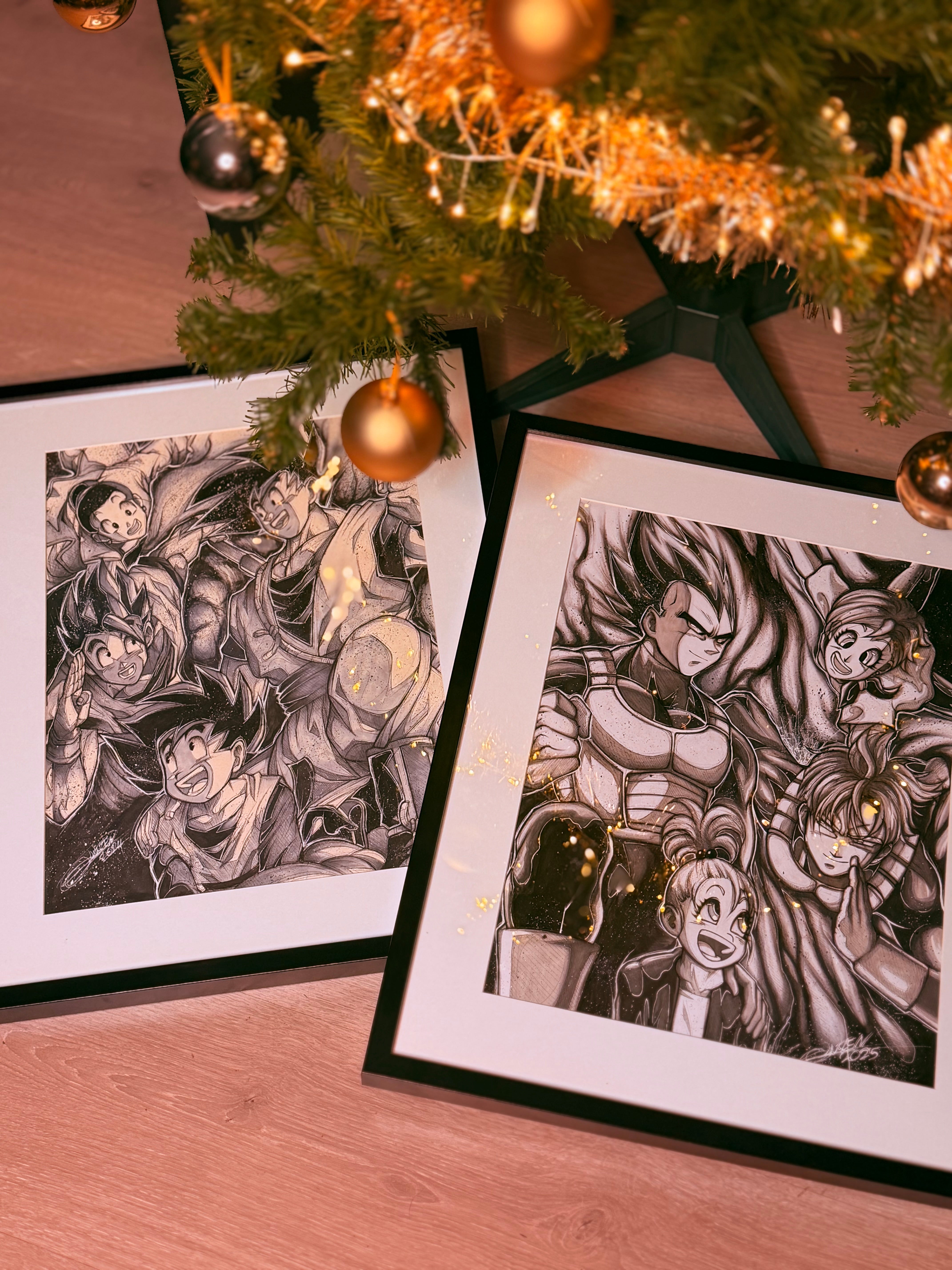 Pack Duo Goku & Vegeta Family (Dragon Ball)