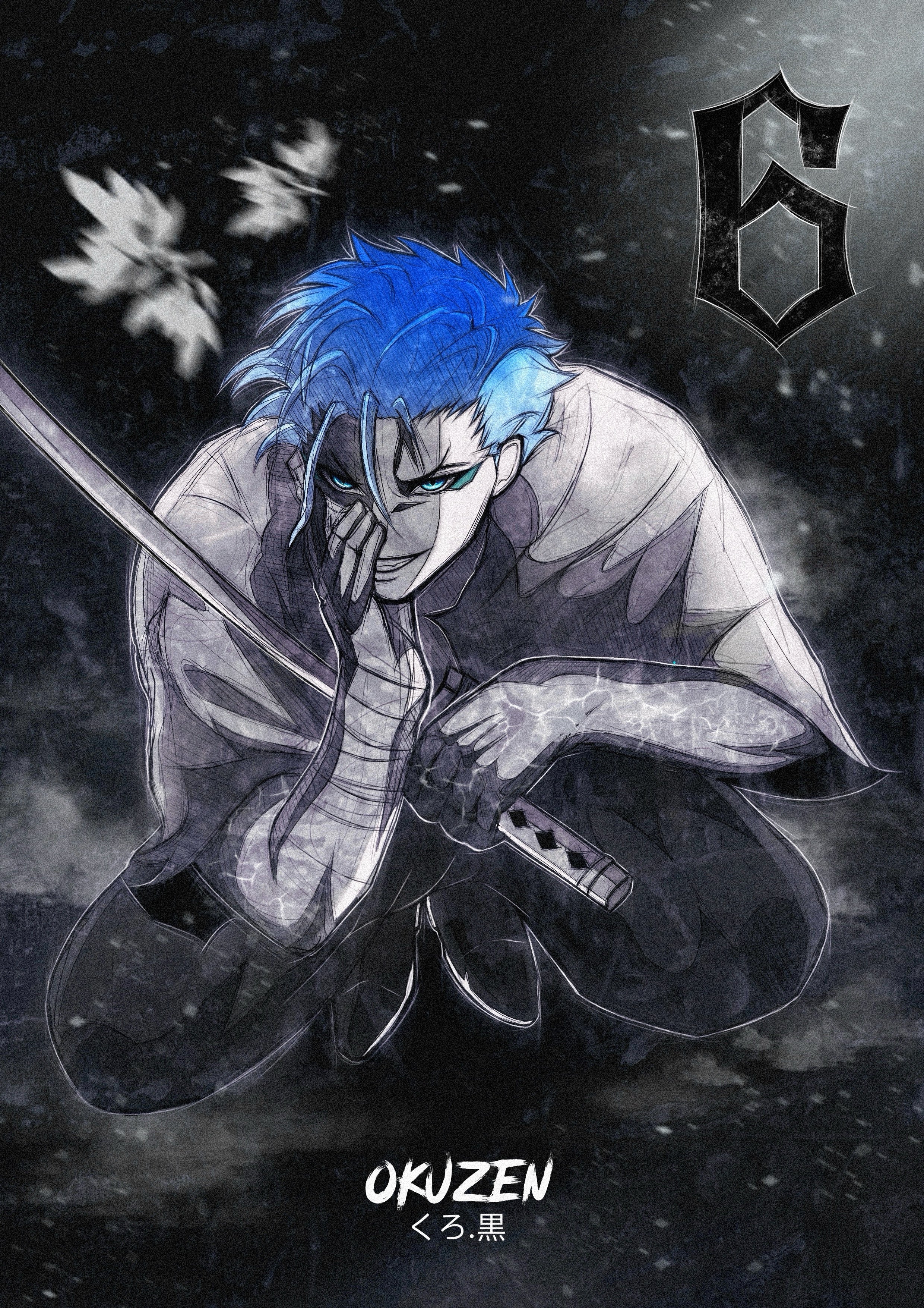 Poster Grimmjow (Bleach)