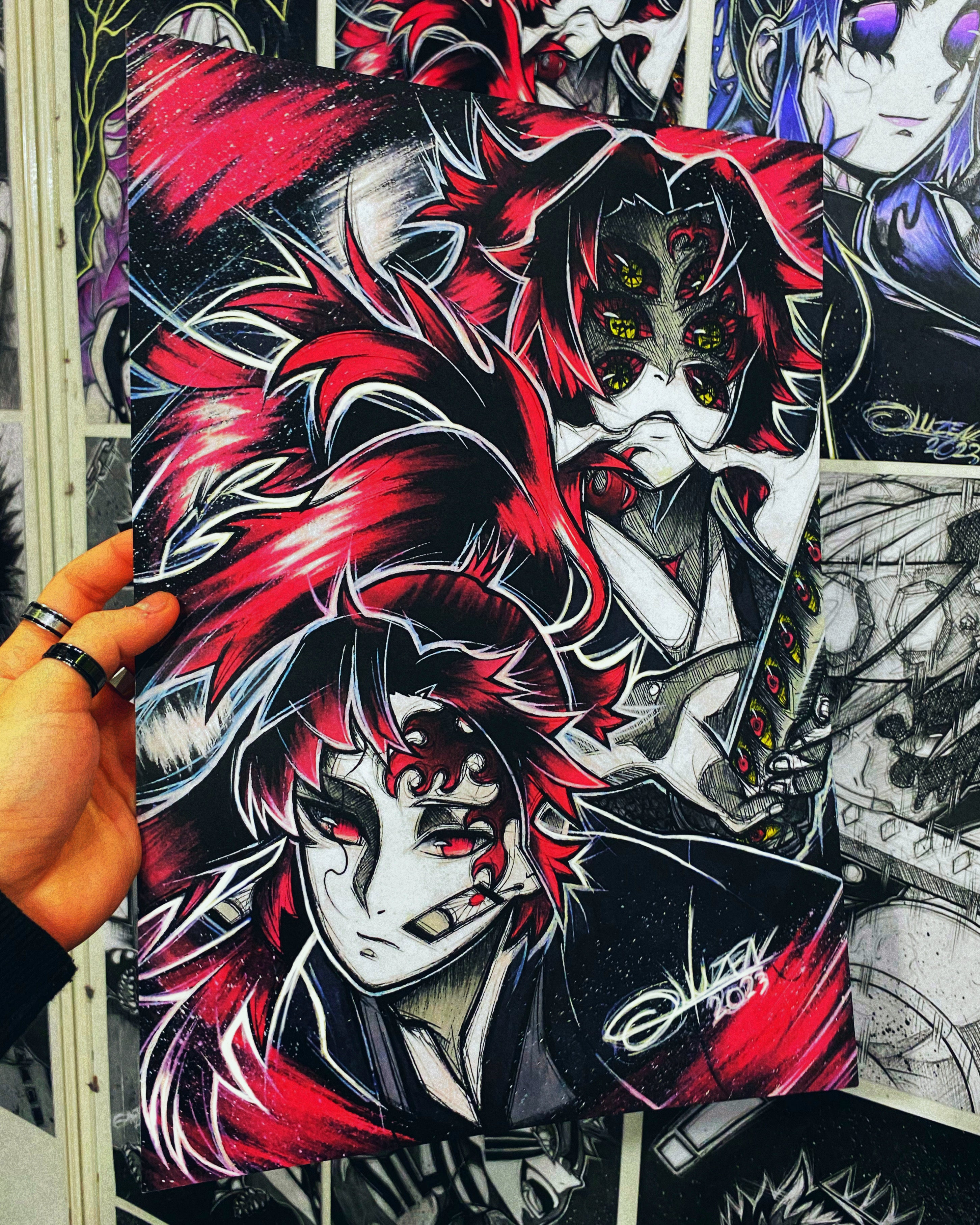 Print Yoriichi X Kokushibo (Demon Slayer)