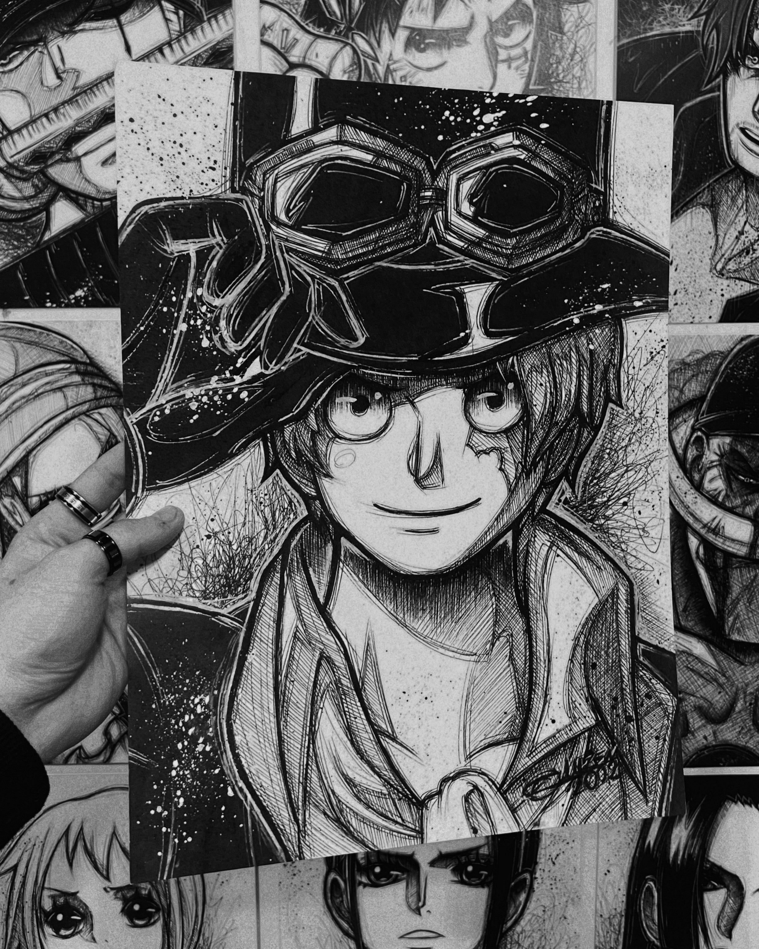 Póster Sabo (One Piece)