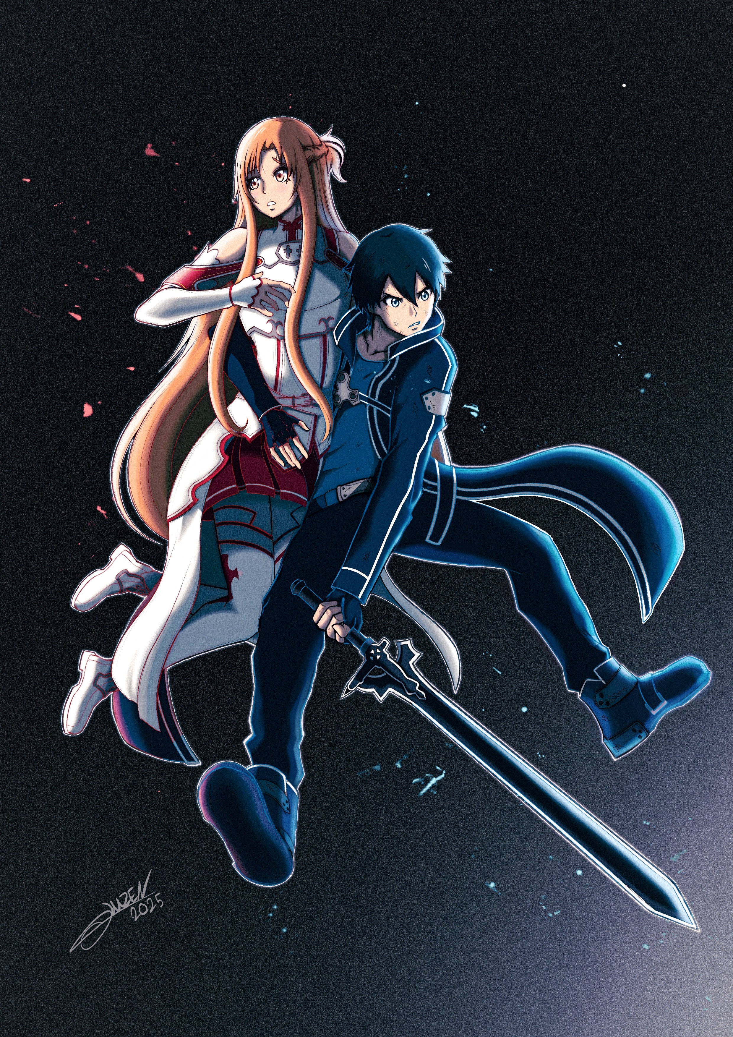 Poster Kirito X Asuna (Sword Art Online)