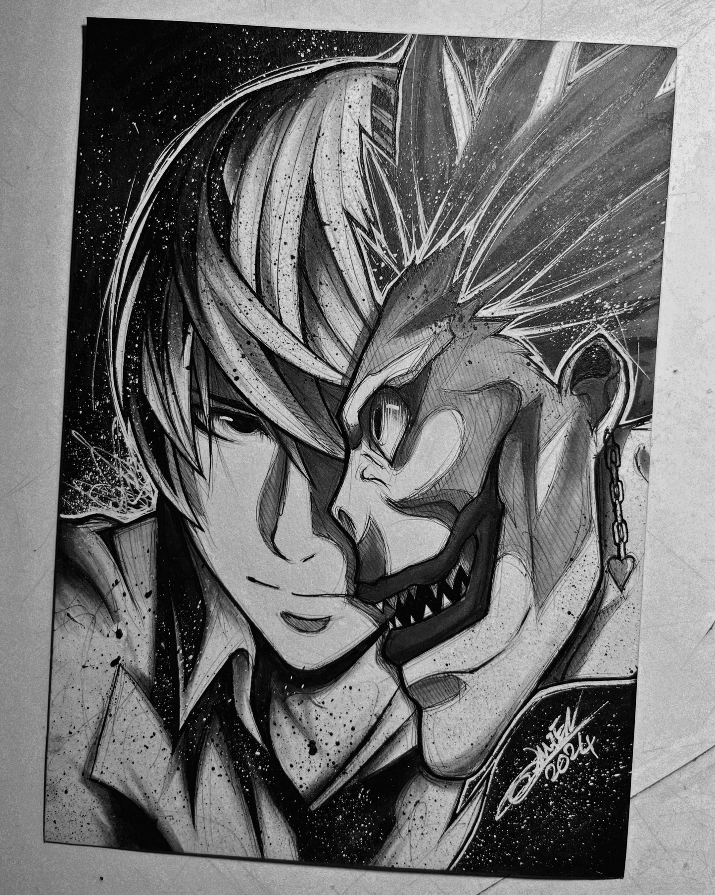 Poster Light And Ryuk (Death Note)