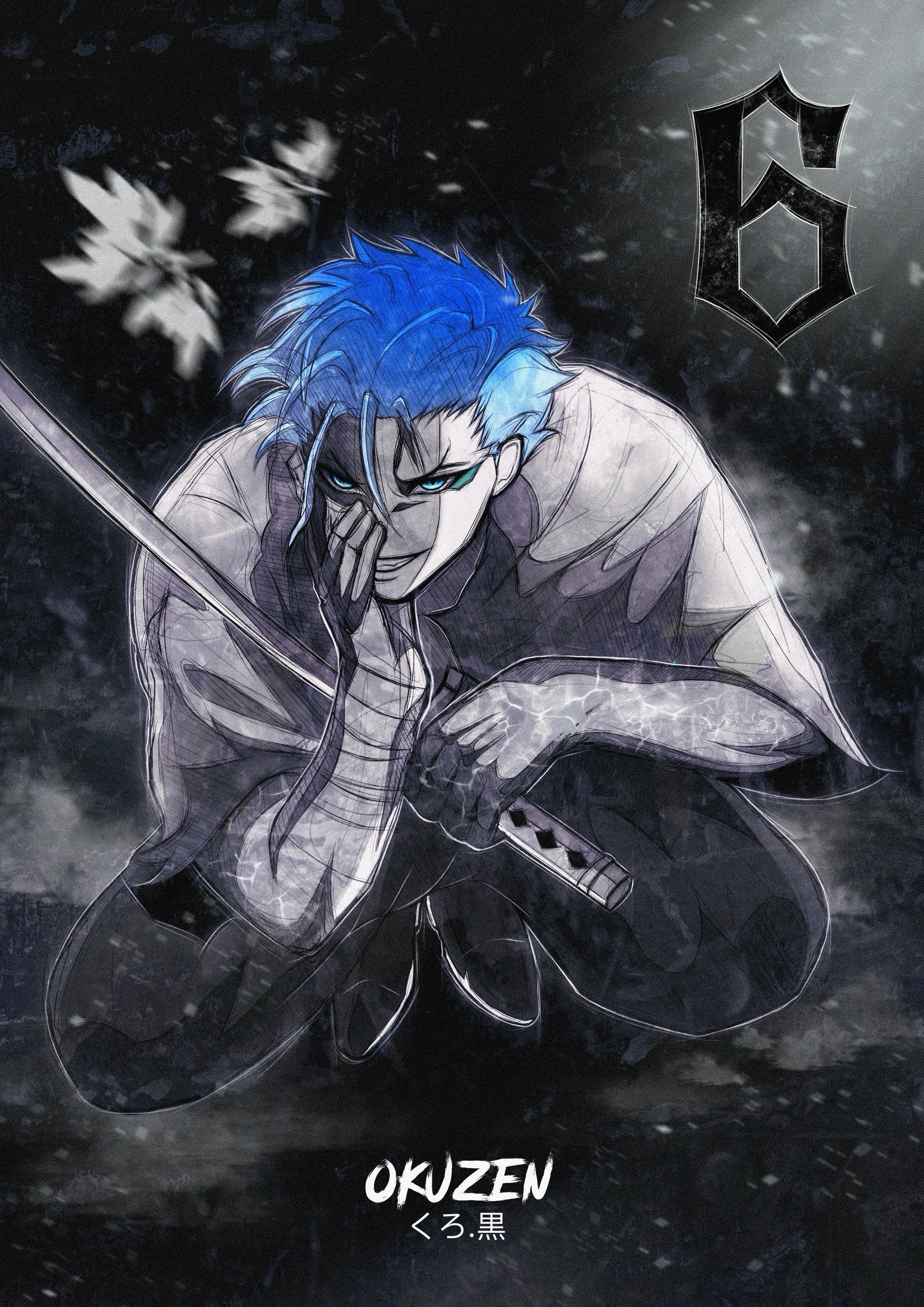 Póster Grimmjow (Bleach)