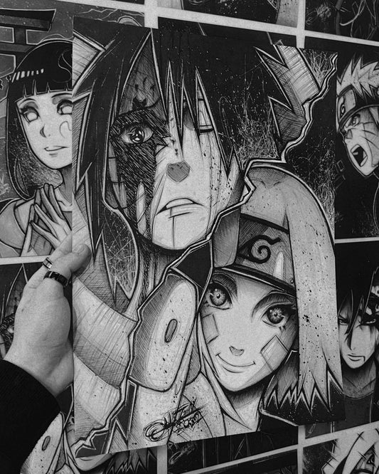 Poster Obito And Rin (Naruto)